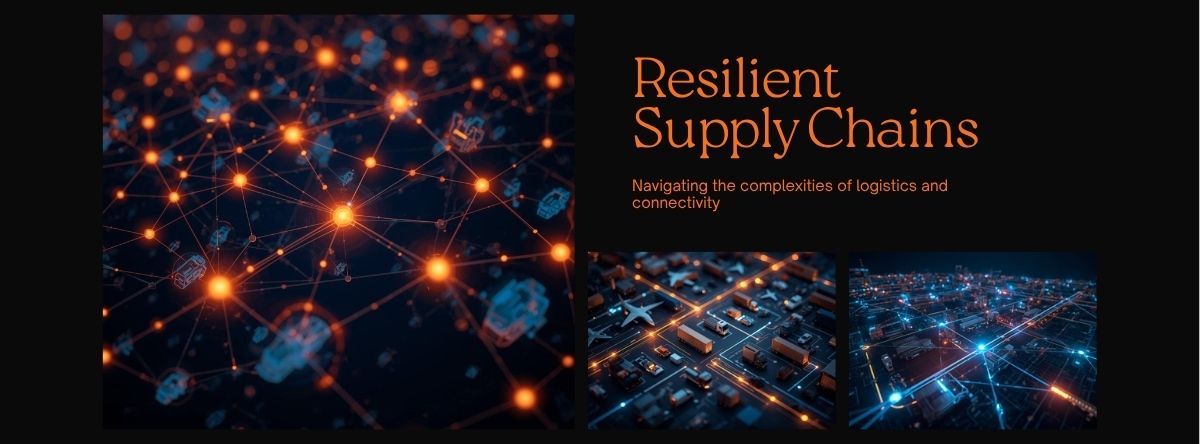 Resilient supply chain network with multimodal logistics connections